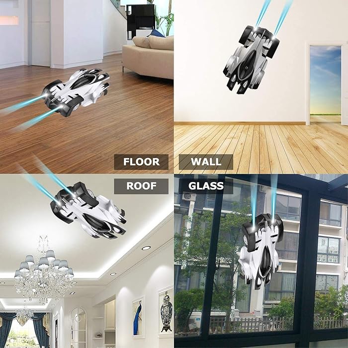 Gravity-Defying Wall-Climbing RC Car For Remote Control Stunts And Thrills