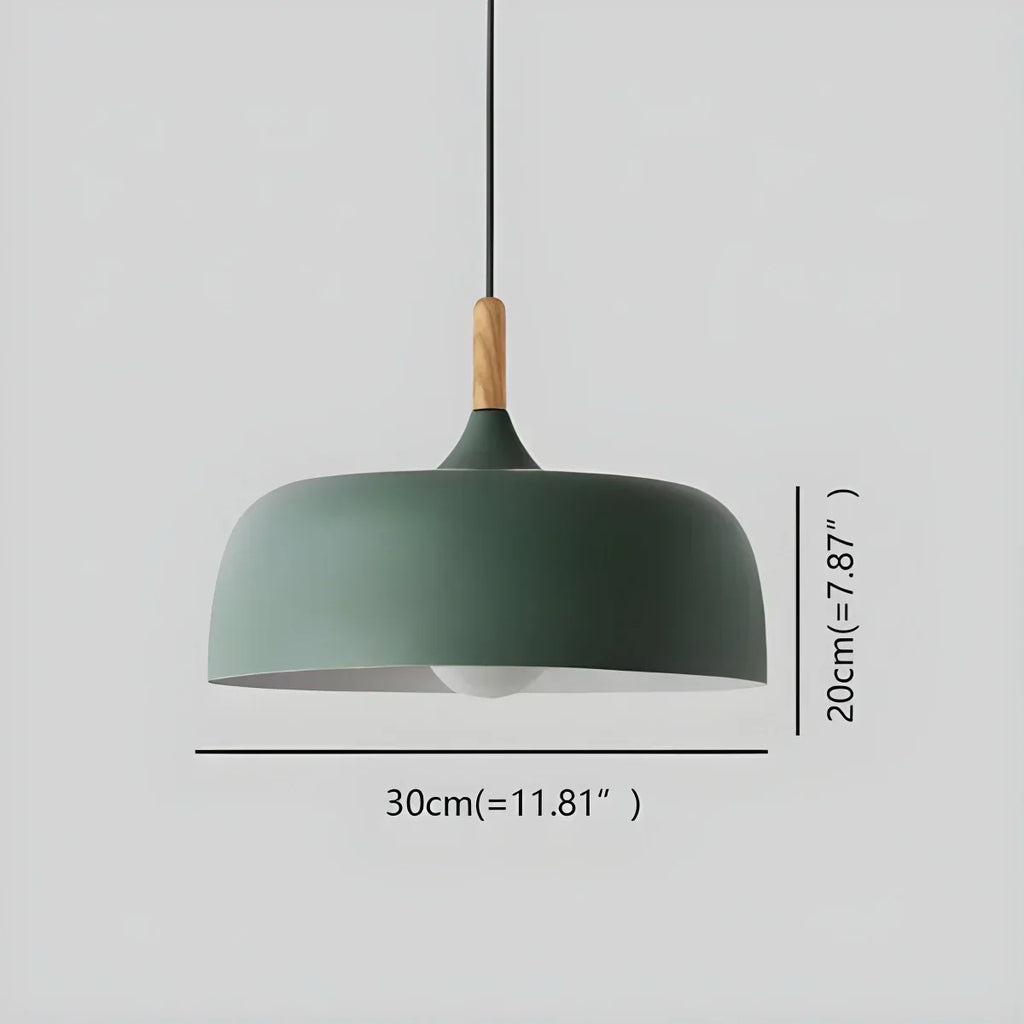 Pastel Dome Pendant Light With Soft Tones For Kitchen Island