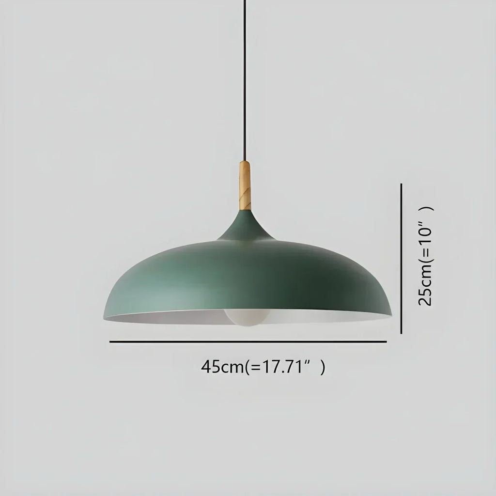 Pastel Dome Pendant Light With Soft Tones For Kitchen Island