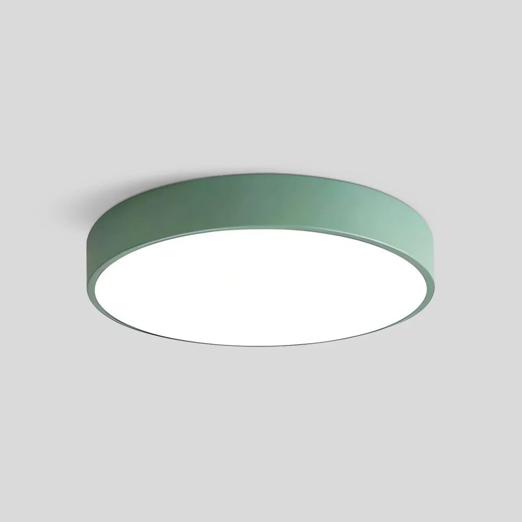 LED Macaron Ceiling Light Minimalist Circular Fixture For Modern Interiors