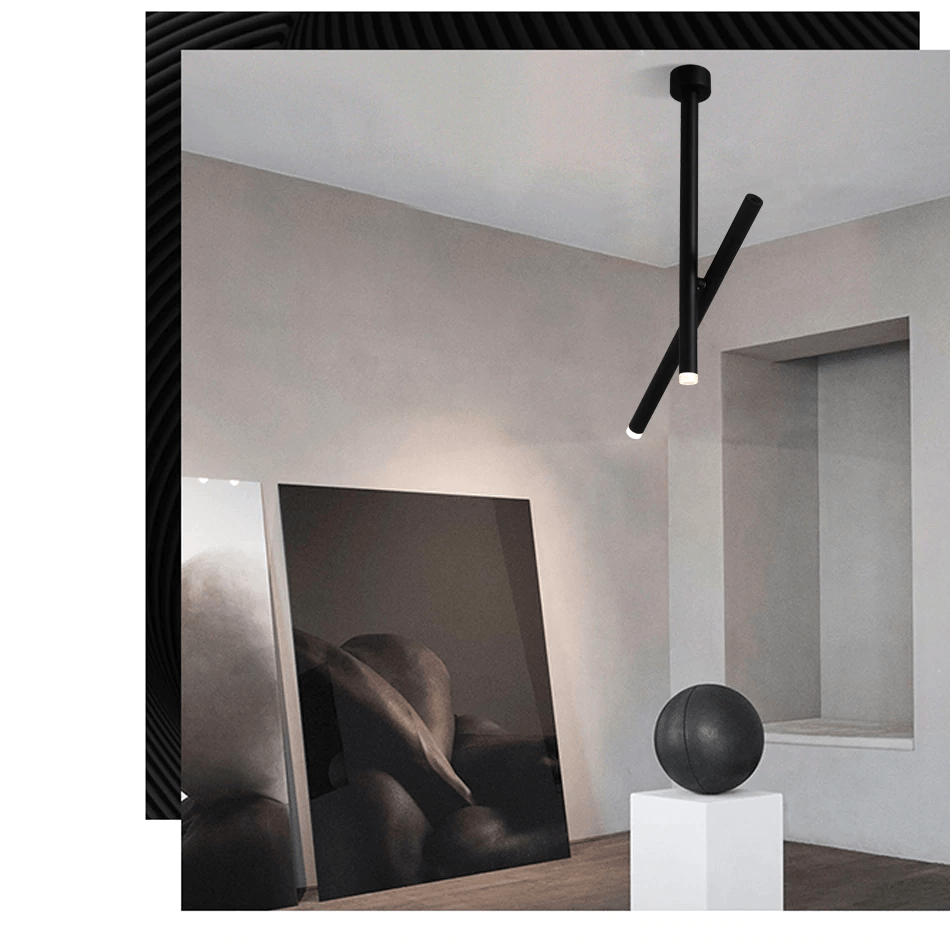 Tubular Pendant Ceiling Light Fixture For Contemporary Dining Rooms And Kitchens