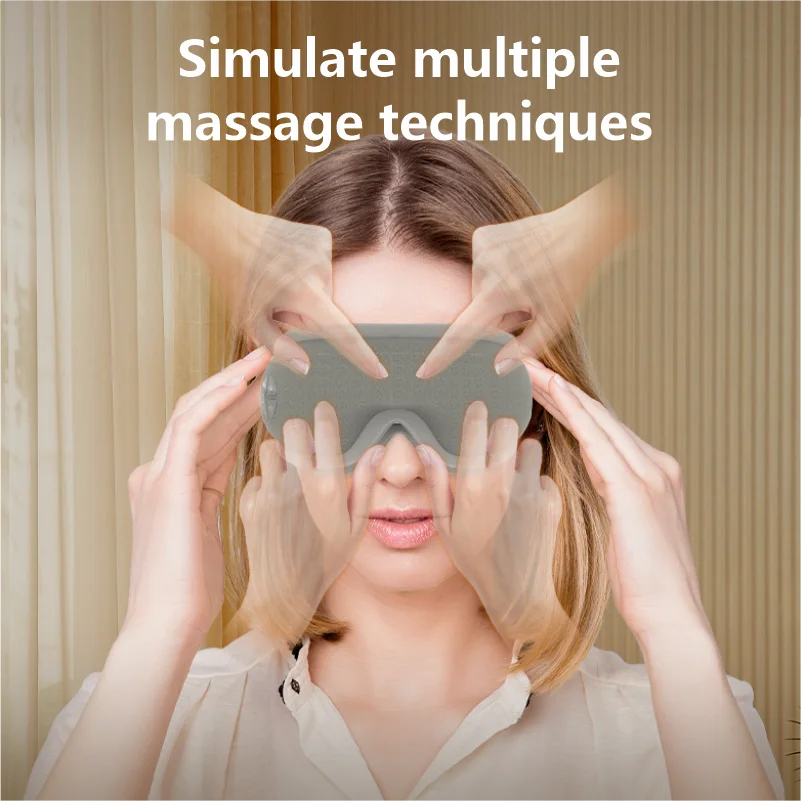 IntelliRelax V-Shape Eye Massager With Hot Compress And Air Pressure Portable Eye Care