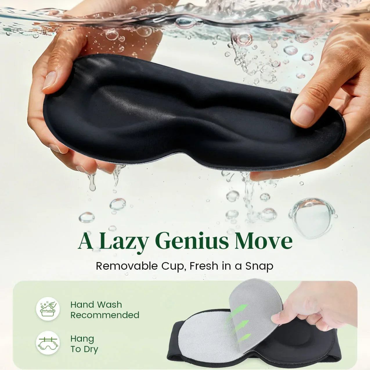 Serenity Collection Wireless Eye Mask With Bluetooth 5.4 For Restful Sleep