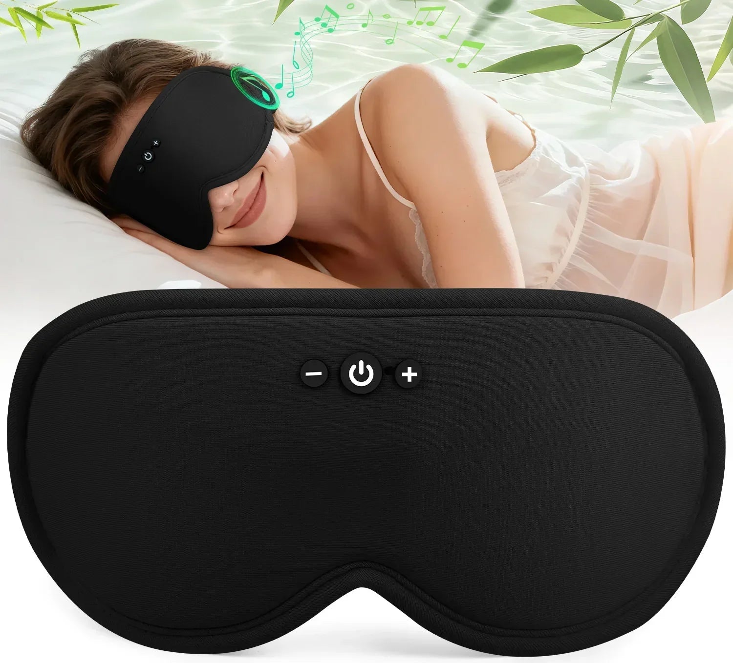 Serenity Collection Wireless Eye Mask With Bluetooth 5.4 For Restful Sleep