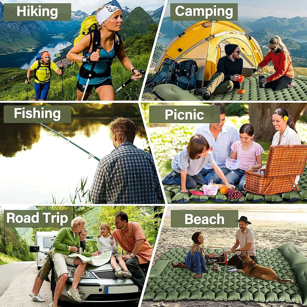 Outdoor Essentials Ultra Lightweight Sleeping Pad With TPU Coating For Camping