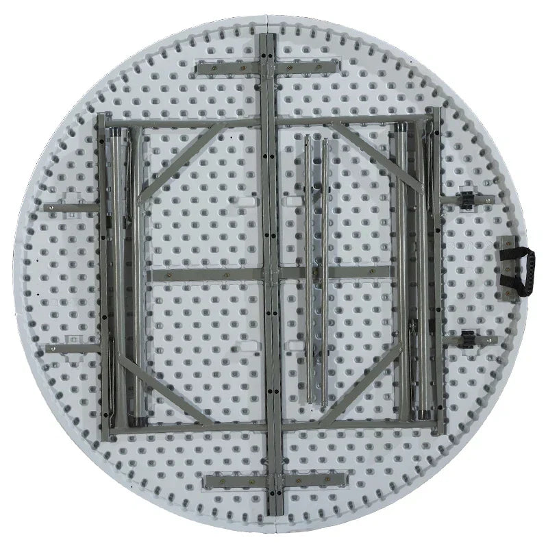 HDPE Folding Table 4ft Round Portable Design For Indoor And Outdoor Use