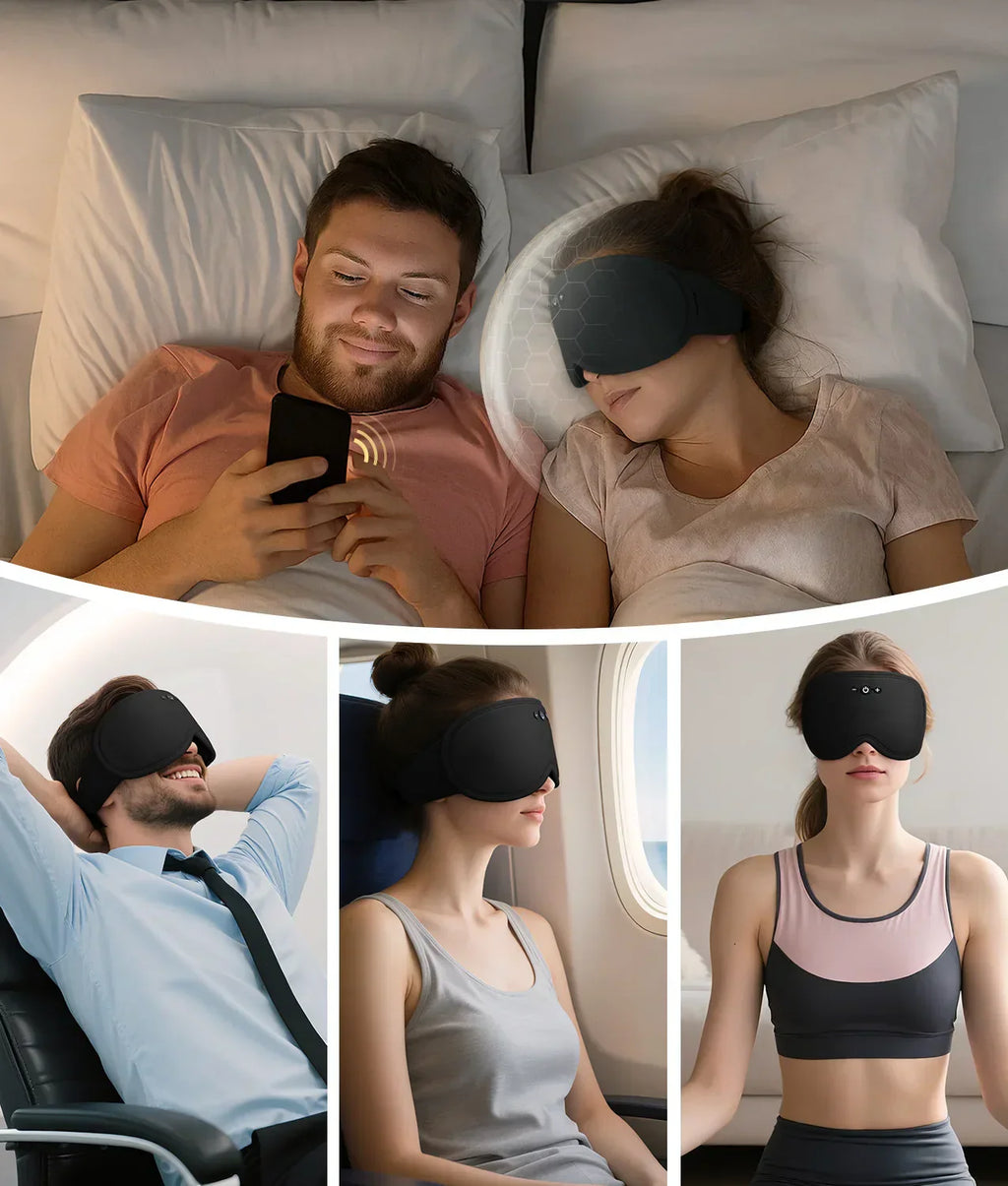 Serenity Collection Wireless Eye Mask With Bluetooth 5.4 For Restful Sleep