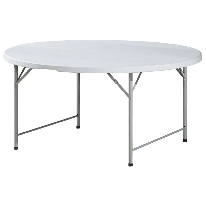 HDPE Folding Table 4ft Round Portable Design For Indoor And Outdoor Use