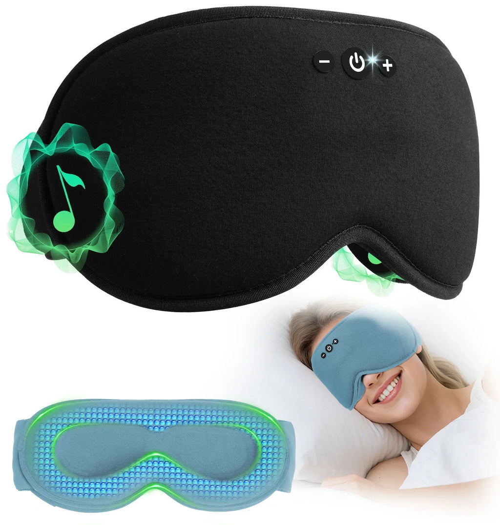 DreamEase Bluetooth 3D Sleep Mask With Light Blocking And Music