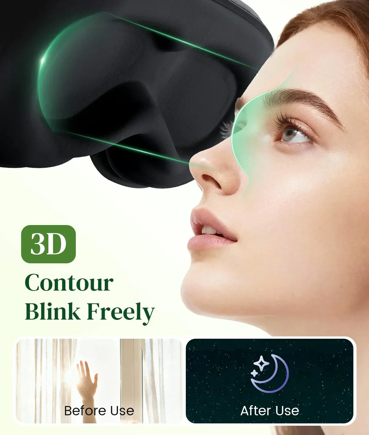 Serenity Collection Wireless Eye Mask With Bluetooth 5.4 For Restful Sleep