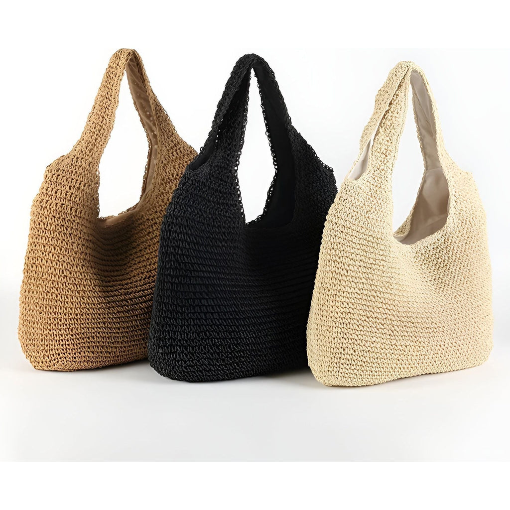 Lisele Women's Straw Tote Handbag With Generous Space For Summer Style