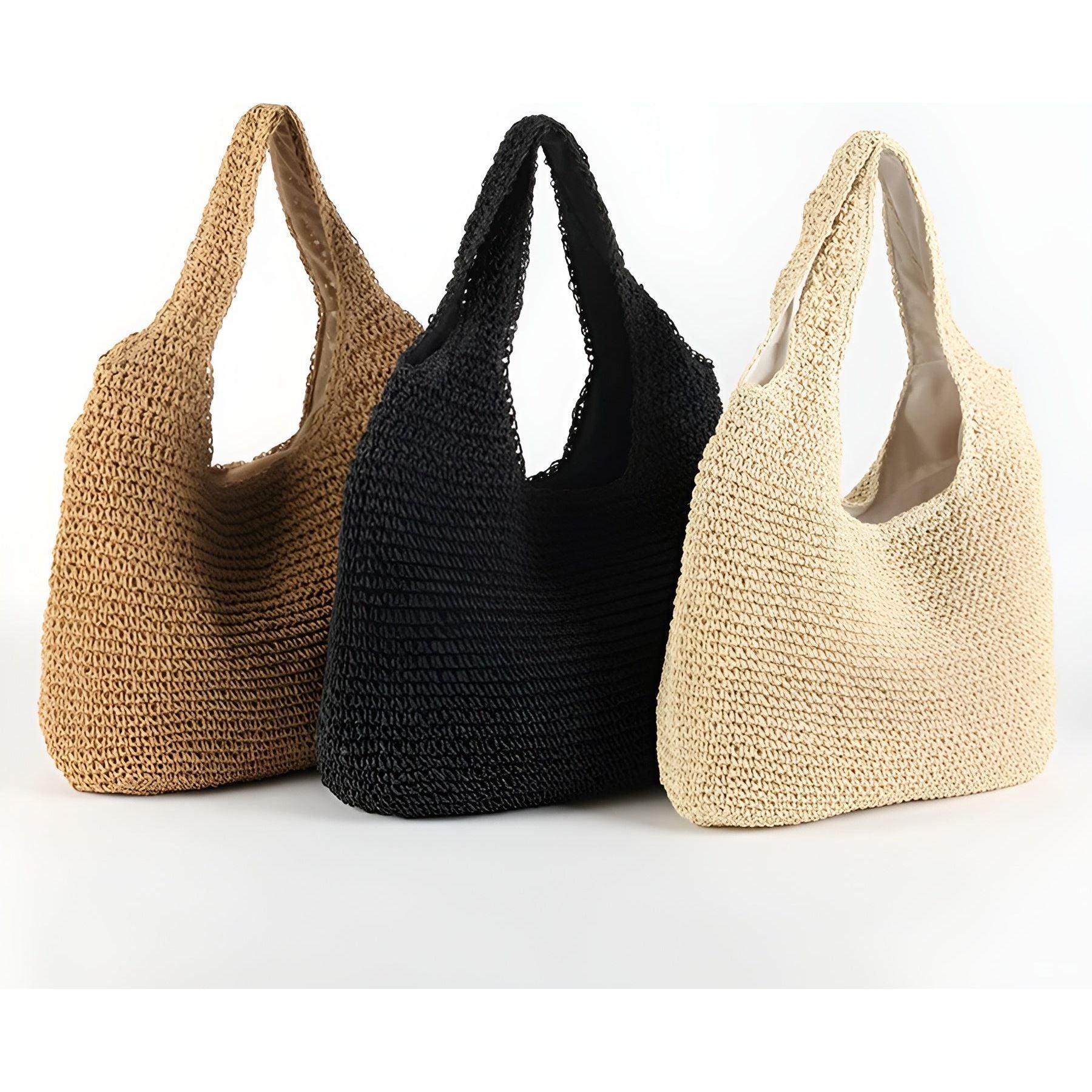 Lisele Women's Straw Tote Handbag With Generous Space For Summer Style