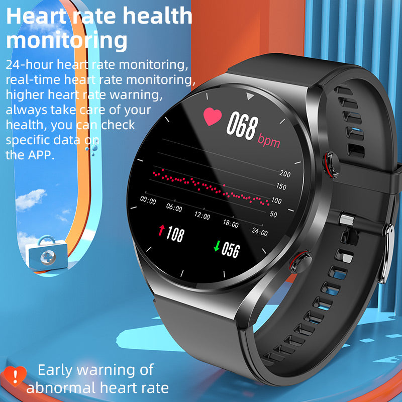 Fitness Smartwatch With Heart Rate Tracking, Sleep Tracking, Activity Tracking, Bluetooth