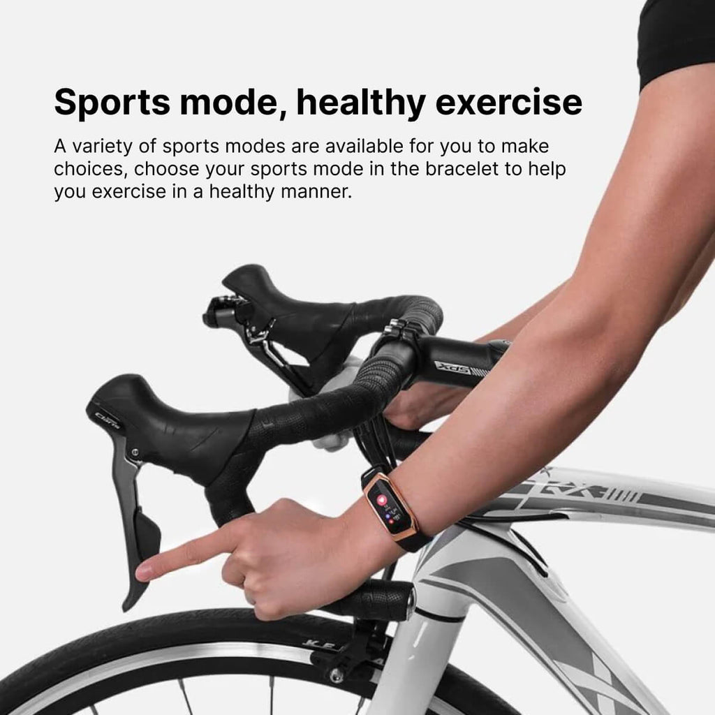 HealthTrack Waterproof Smartwatch With Blood Pressure Tracking And Heart Rate Sensor