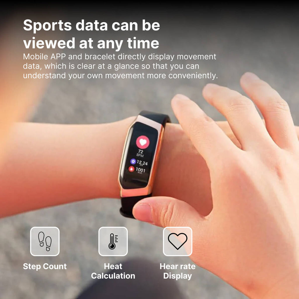 HealthTrack Waterproof Smartwatch With Blood Pressure Tracking And Heart Rate Sensor