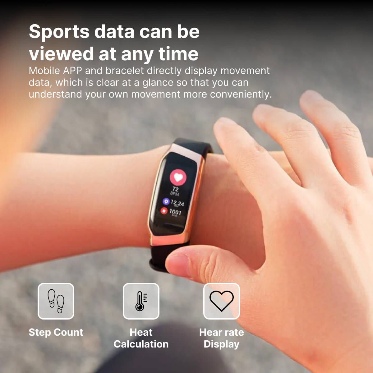 HealthTrack Waterproof Smartwatch With Blood Pressure Tracking And Heart Rate Sensor