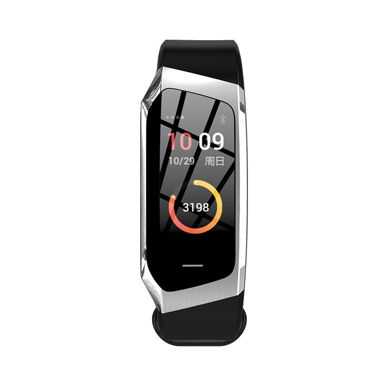 HealthTrack Waterproof Smartwatch With Blood Pressure Tracking And Heart Rate Sensor