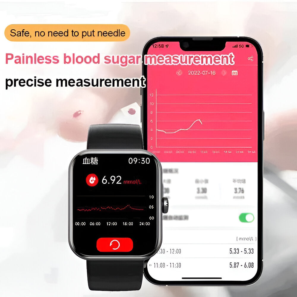 HealthTrack Zinc Alloy Smartwatch With Health Tracking And Bluetooth Calling