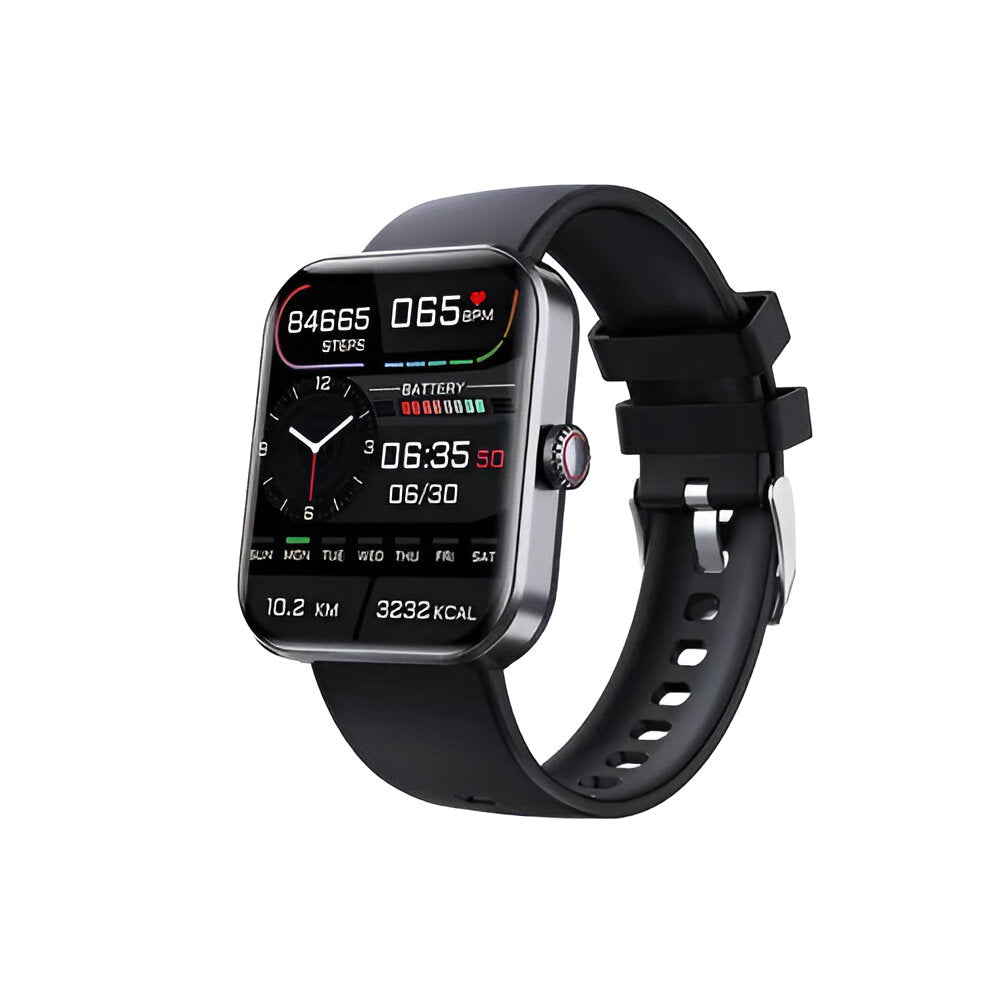 HealthTrack Zinc Alloy Smartwatch With Health Tracking And Bluetooth Calling
