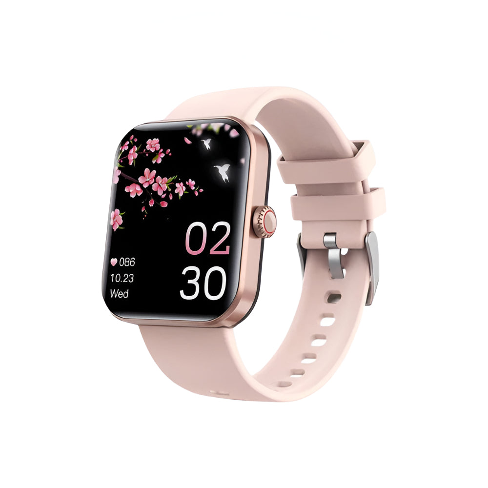 HealthTrack Zinc Alloy Smartwatch With Health Tracking And Bluetooth Calling