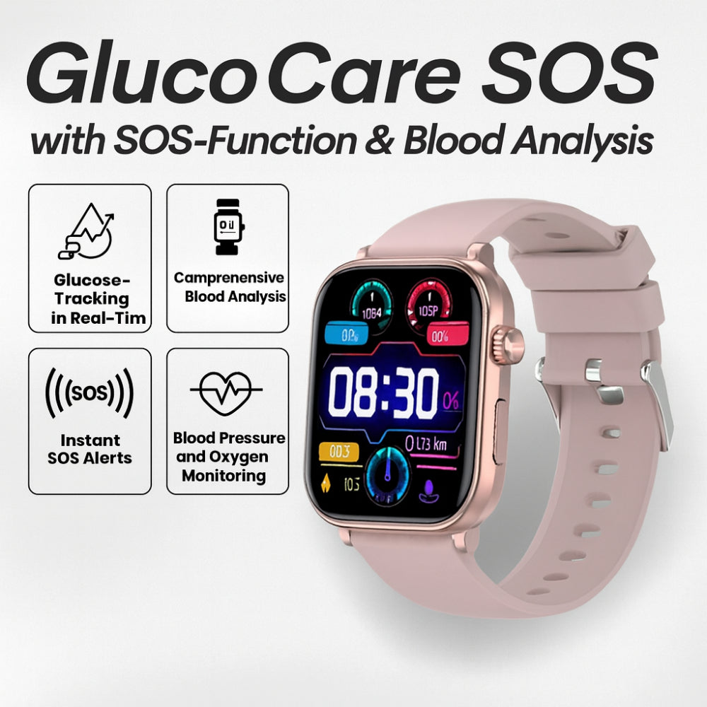 Health Guard Smartwatch With GPS Tracking And SOS Alert For Real-Time Health Monitoring