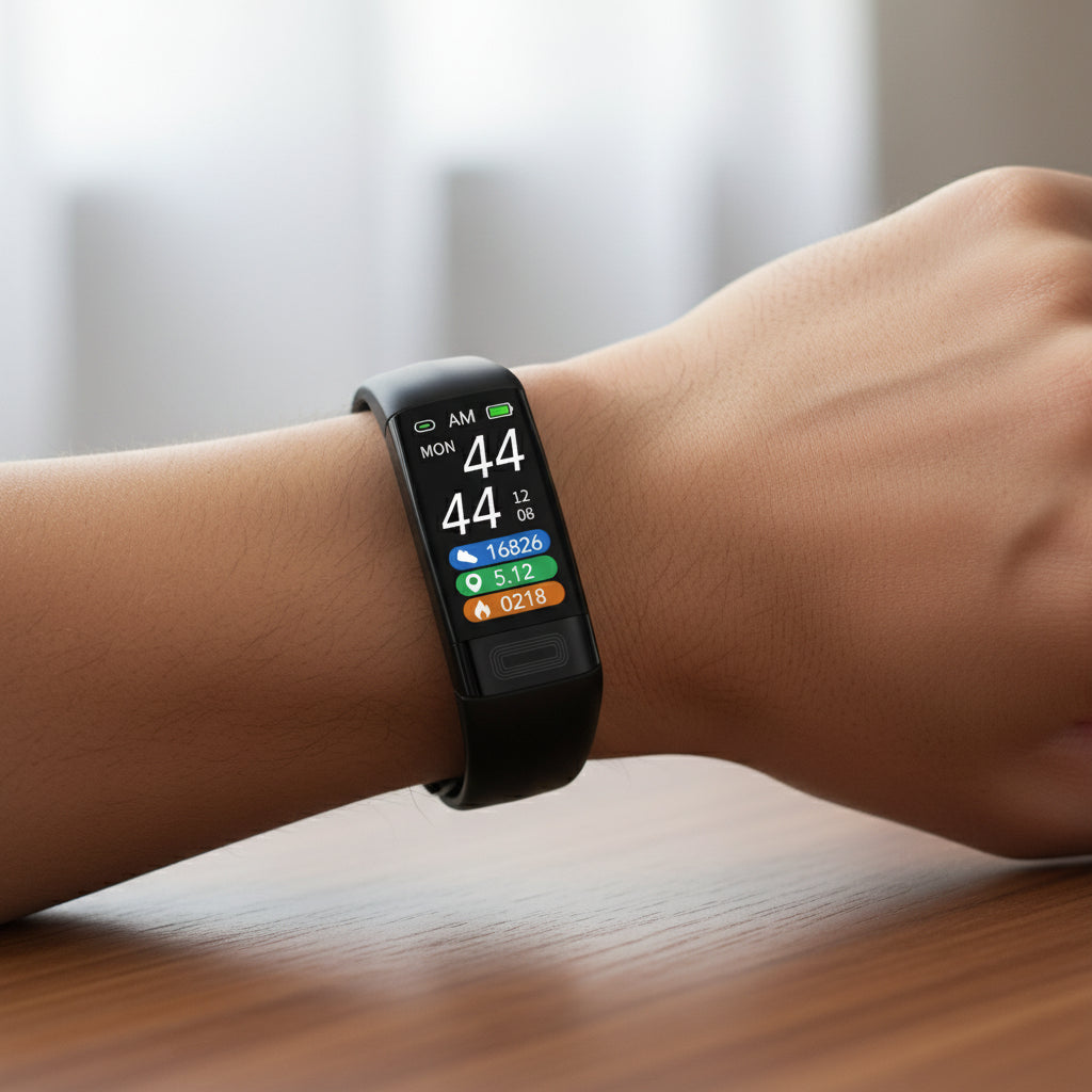 Health Tracker Series Daily Wellness Smart Bracelet With Heart Rate Monitoring