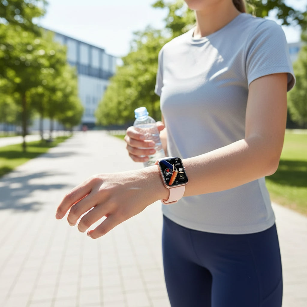 Health Tracker Smartwatch With Blood Pressure And Blood Sugar Monitoring Bluetooth Calling