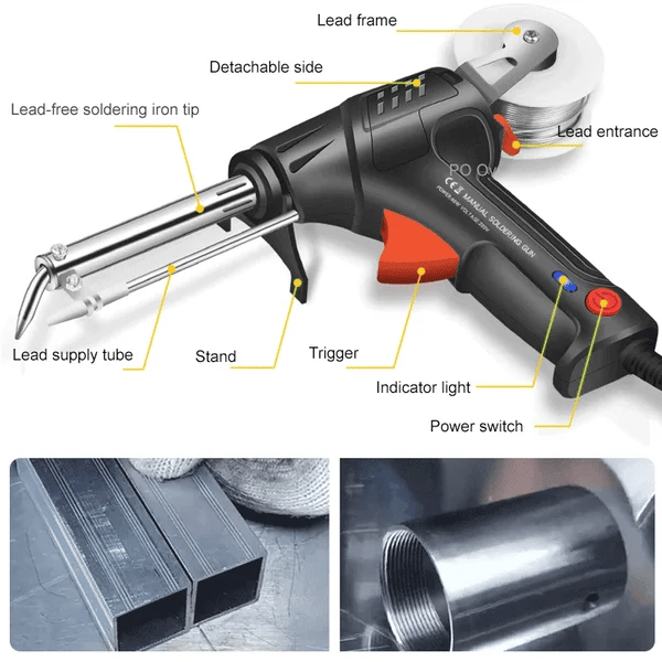 HeatFusion Laser Welder With Quick 20 Second Heating For Precise Results