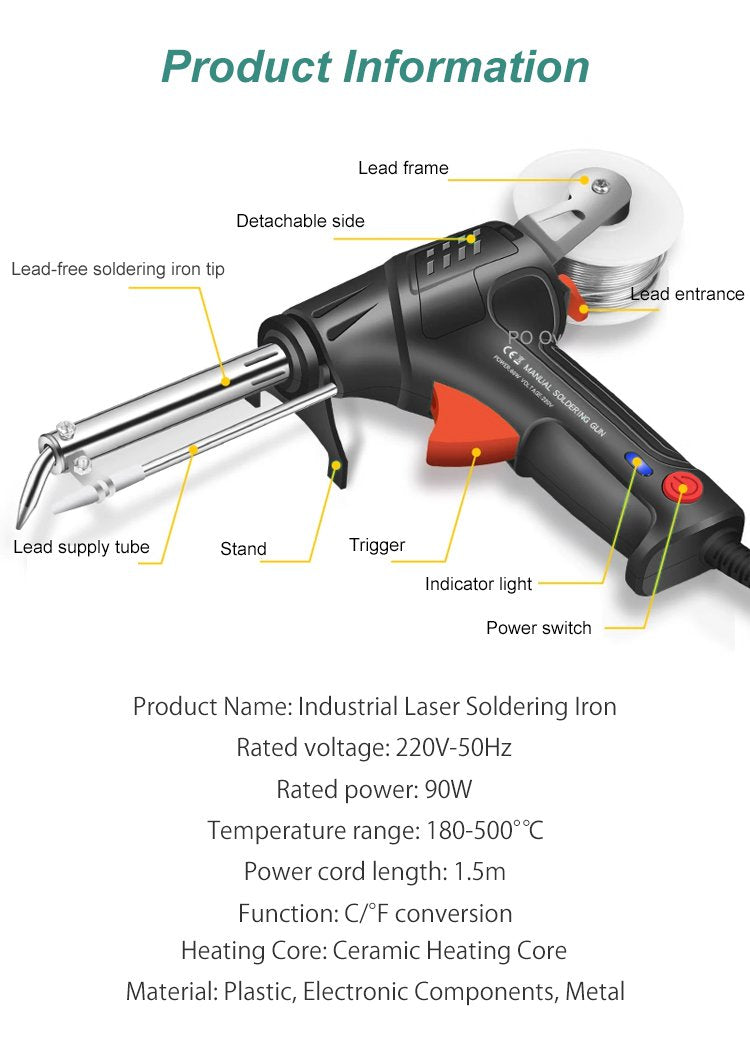 HeatFusion Laser Welder With Quick 20 Second Heating For Precise Results