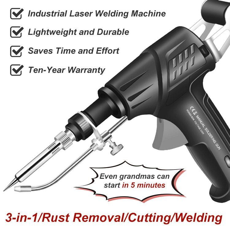 HeatFusion Laser Welder With Quick 20 Second Heating For Precise Results