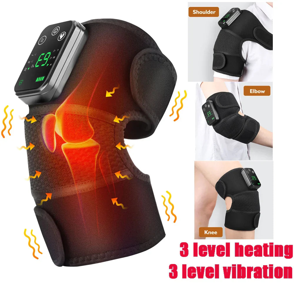 Shoulder Warmer Support With Adjustable Heat And Vibration