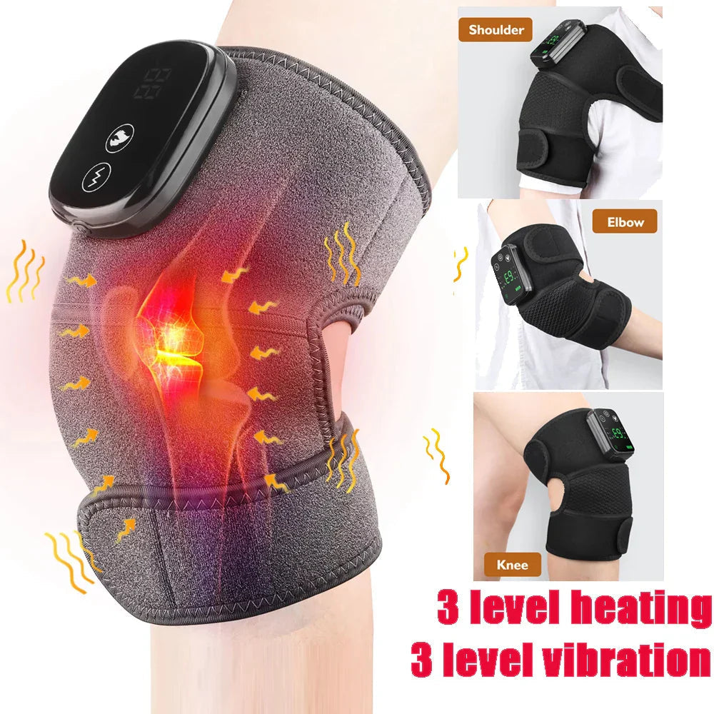 Shoulder Warmer Support With Adjustable Heat And Vibration