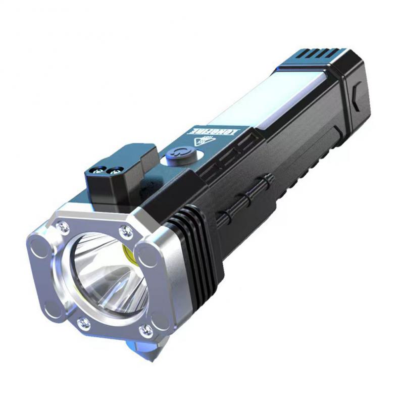 Rugged Magnetic Flashlight Rechargeable Waterproof For Outdoor Use