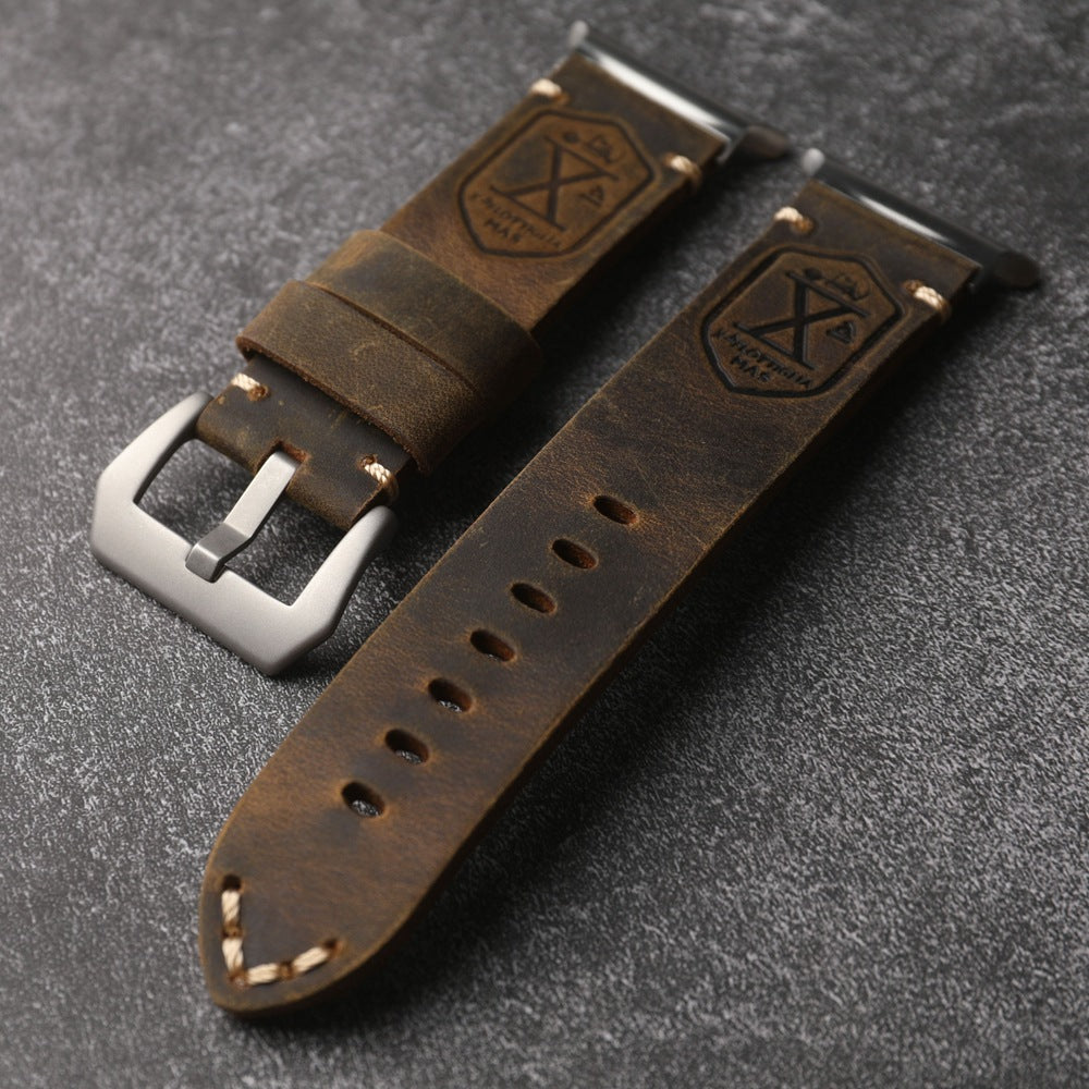 Samsung Watch Ultra Vintage Leather Strap For Everyday Elegance