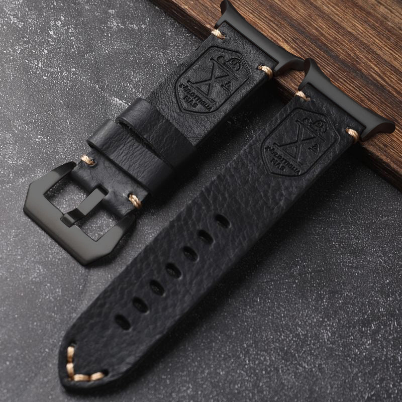 Samsung Watch Ultra Vintage Leather Strap For Everyday Elegance