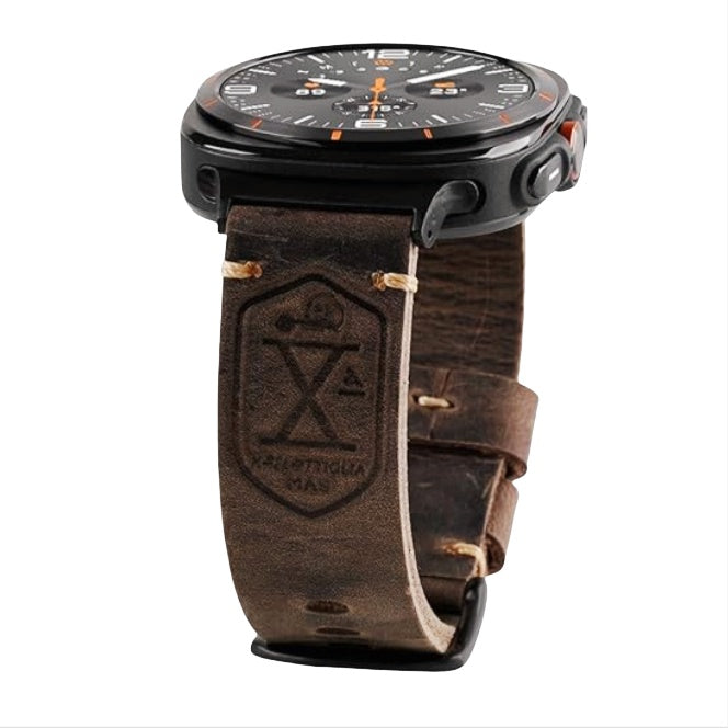 Samsung Watch Ultra Vintage Leather Strap For Everyday Elegance