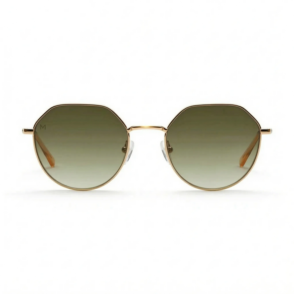 Thin Metal Geometric Sunglasses -  Reducing Sun Glare - Ormexis