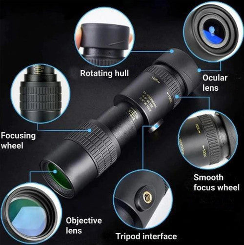 Powerful Night Vision Monocular With Autofocus For Bird Watching
