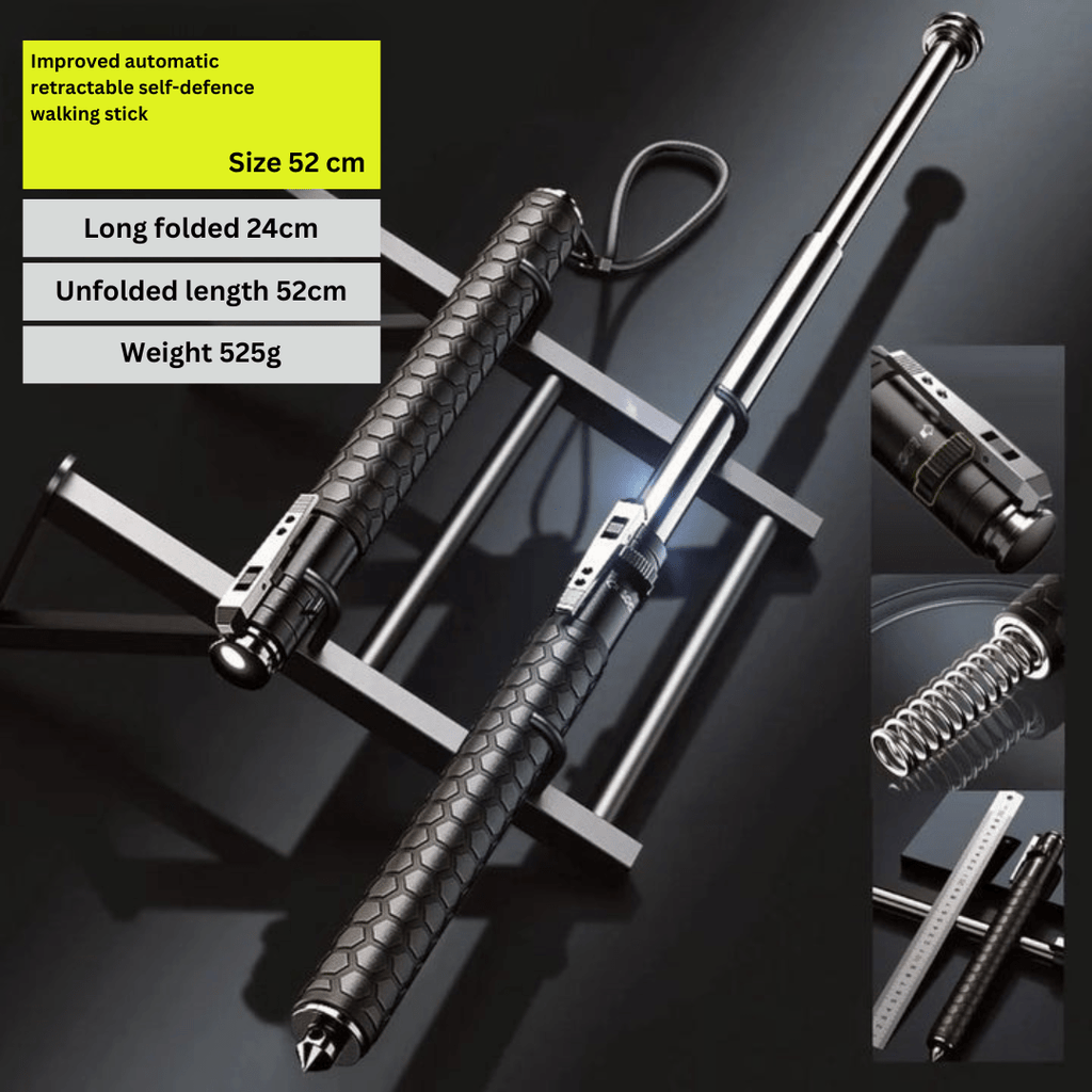 HikeShield Adjustable Trekking Pole With Anti Slip Grip