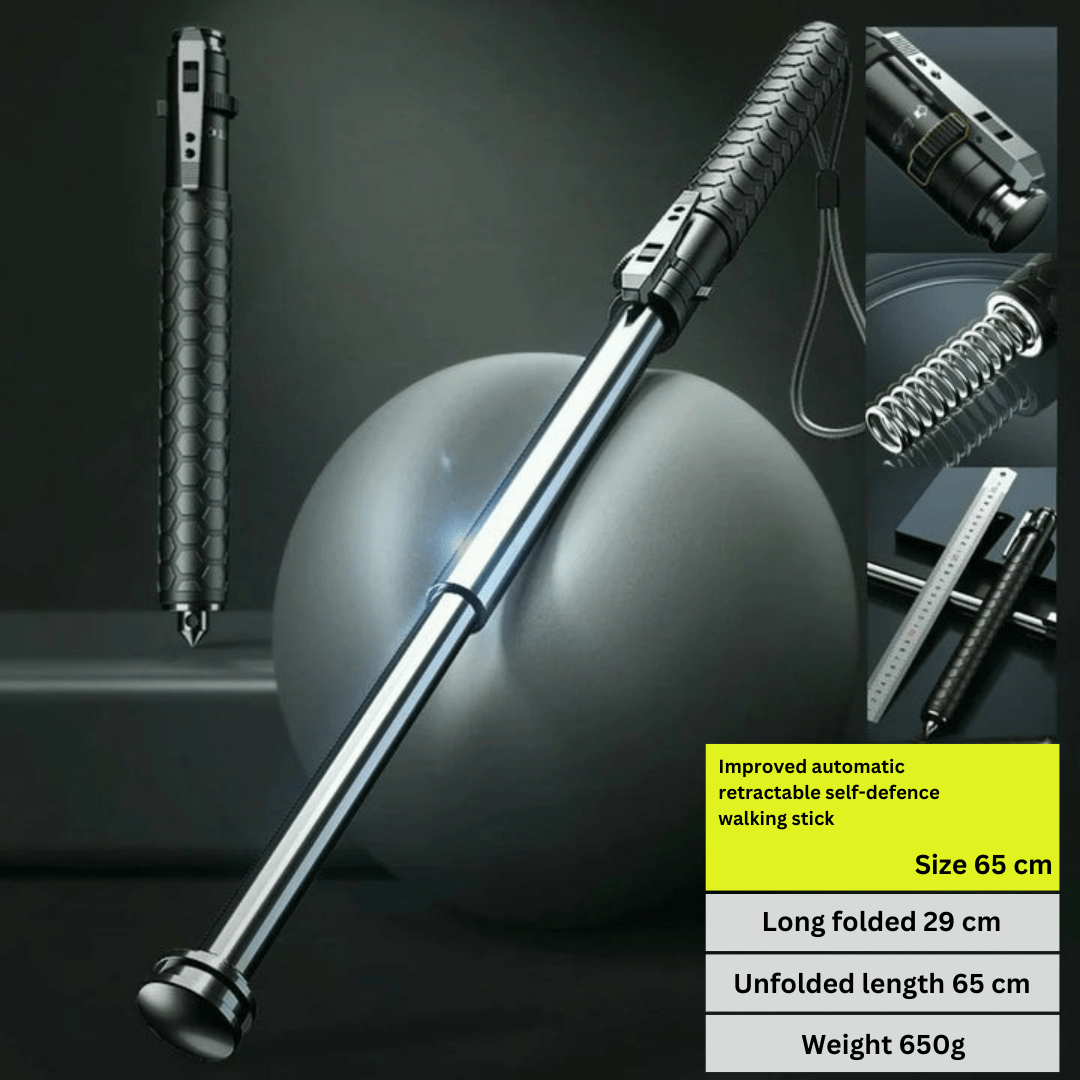 HikeShield Adjustable Trekking Pole With Anti Slip Grip
