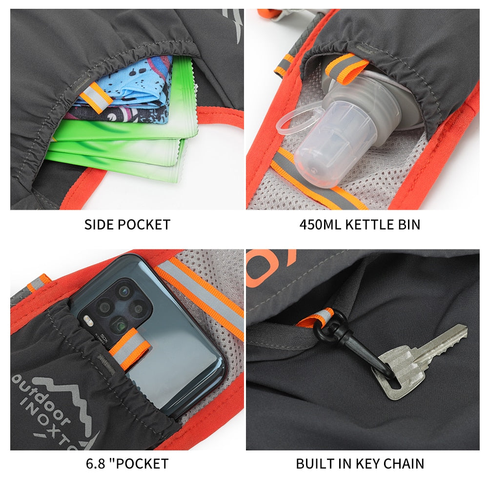 Hike Racer Ultralight Breathable Running Pack Vest For Outdoor Adventures