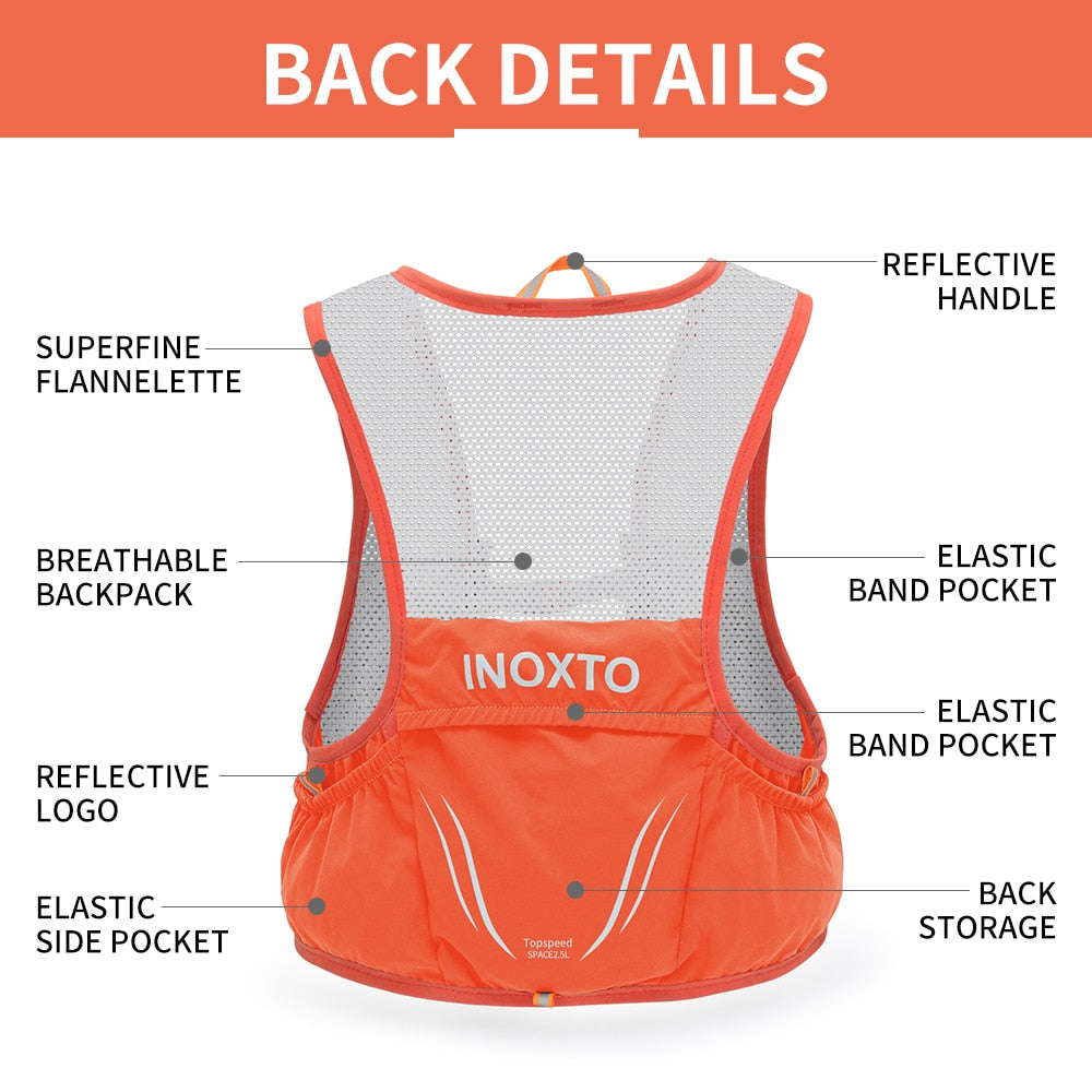 Hike Racer Ultralight Breathable Running Pack Vest For Outdoor Adventures