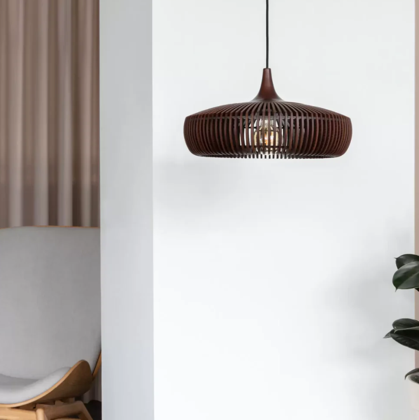 Hinori Japandi Ceiling Pendant Light With Solid Wood Design For Warm Ambiance