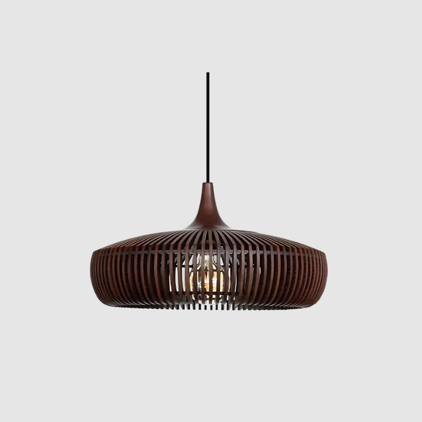 Hinori Japandi Ceiling Pendant Light With Solid Wood Design For Warm Ambiance