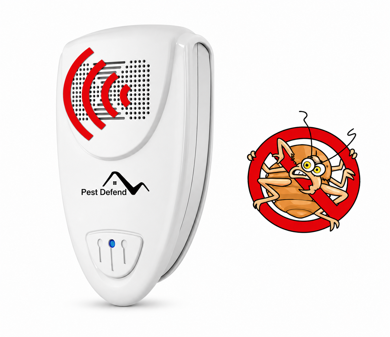 HomeGuard Ultrasonic Pest Repeller For Bed Insect Control And Peaceful Sleep