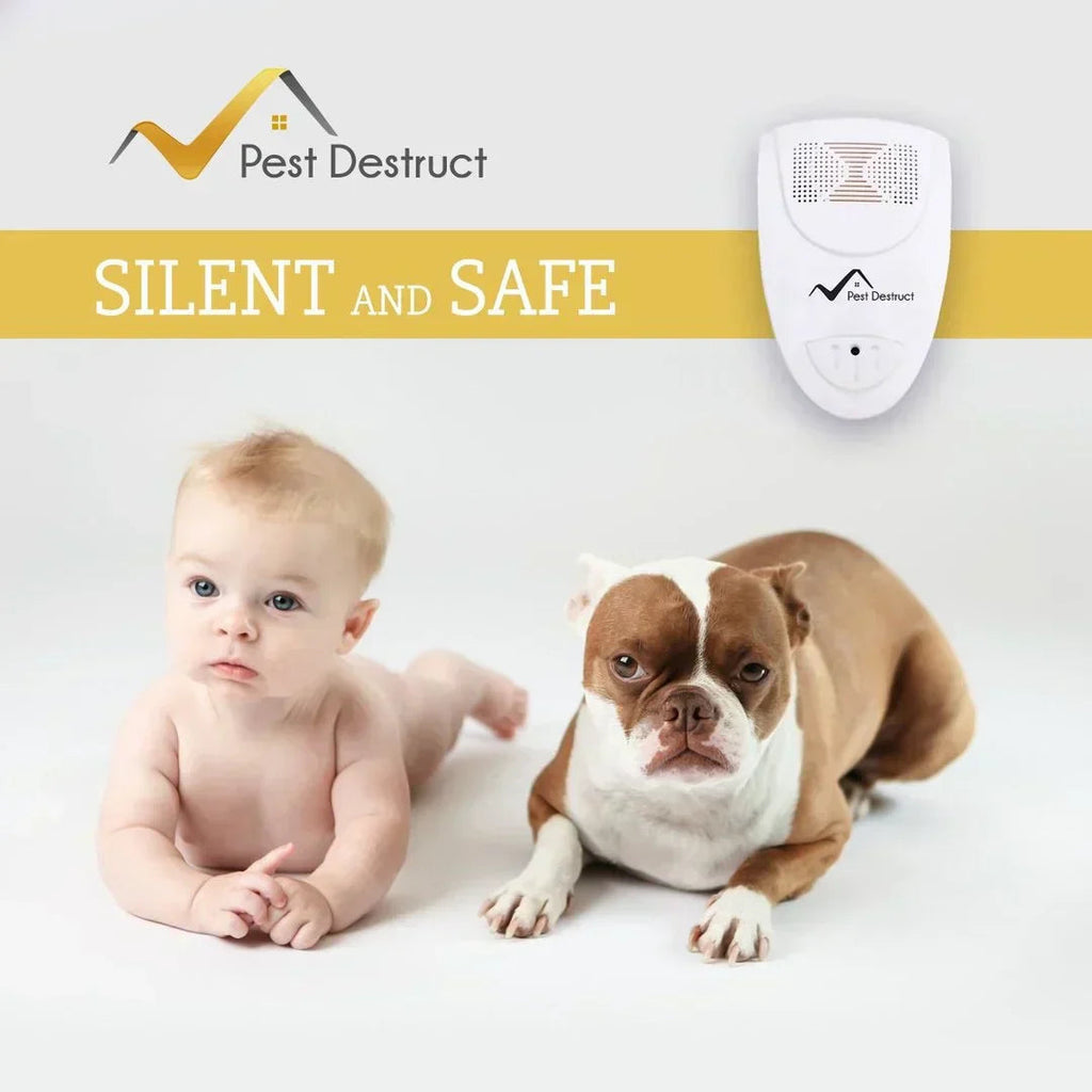 HomeGuard Ultrasonic Pest Repeller For Bed Insect Control And Peaceful Sleep