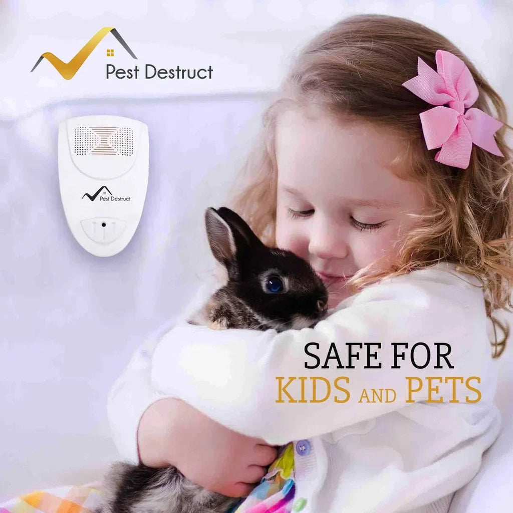 HomeGuard Ultrasonic Pest Repeller For Bed Insect Control And Peaceful Sleep