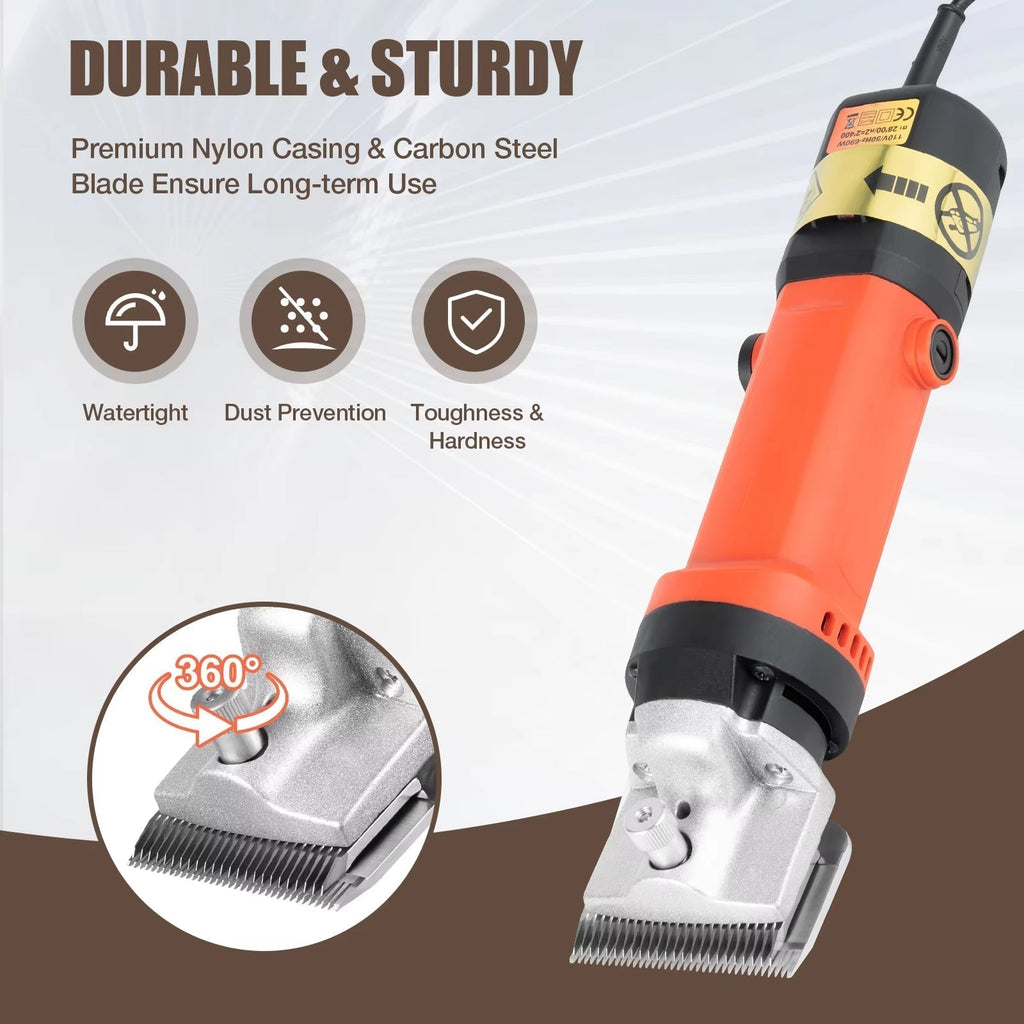 Equestrian Horse Clippers With Ultra Quiet Operation And Ergonomic Grip
