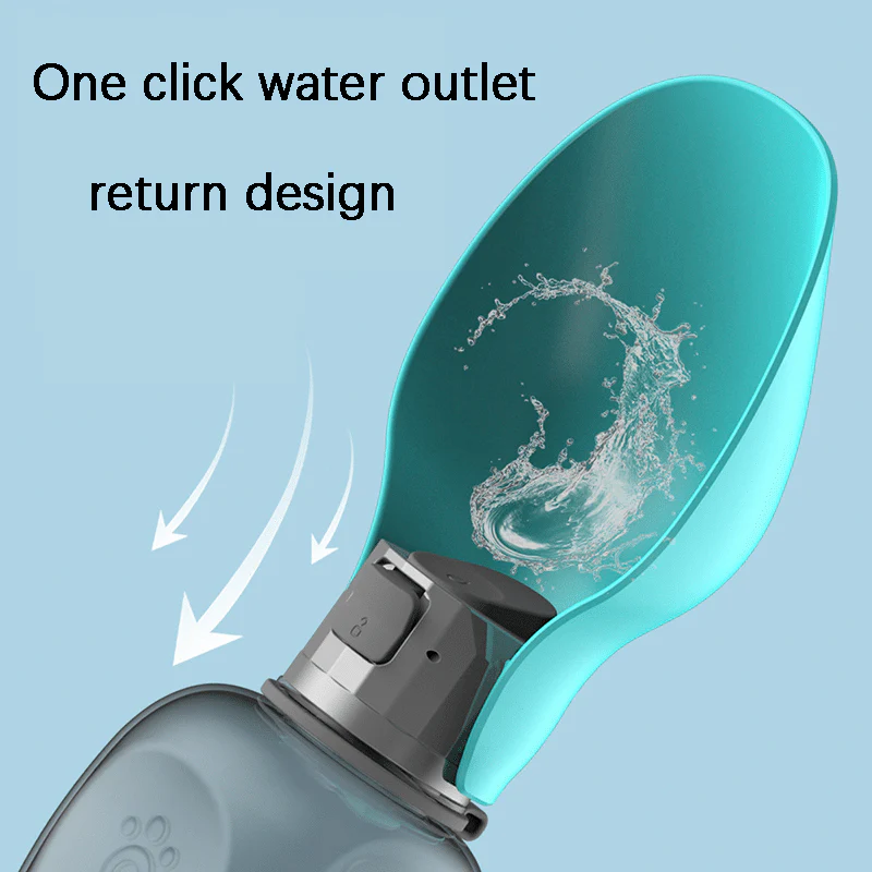 Hydration Buddy Canine Water Bottle Collapsible Bowl