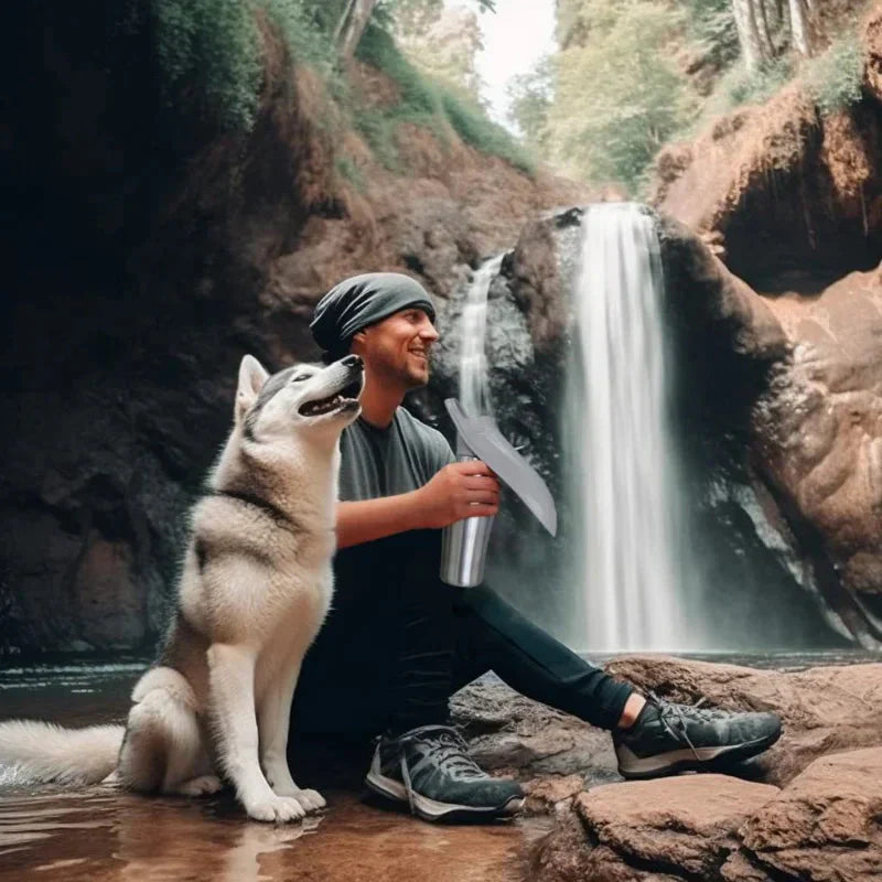 Hydration Solution Insulated Water Bottle For Outdoor Travel With Dogs